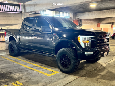 2023 Ford F-150 - 18x9 0mm - Vossen Hfx-6 - Suspension Lift 4" - 35" x 12.5"