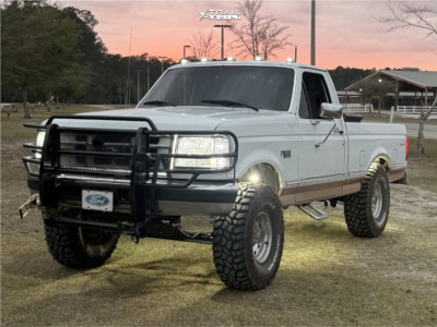 1995 Ford F-150 - 15x8 -19mm - American Racing Outlaw II - Suspension Lift 6" - 35" x 12.5"