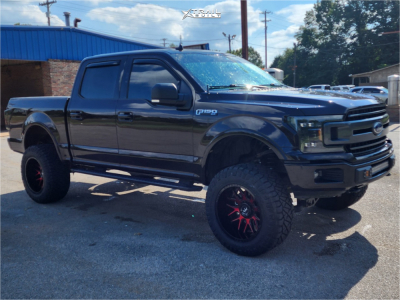 2020 Ford F-150 - 20x12 -44mm - Motiv Offroad Magnus - Suspension Lift 6" - 35" x 13.5"