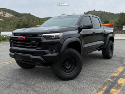 2023 Chevrolet Colorado - 17x8.5 0mm - KMC Km719 - Leveling Kit - 295/70R17