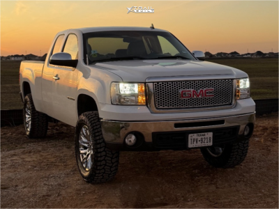 2013 GMC Sierra 1500 - 20x9 28mm - Factory Reproductions Fr98 - Suspension Lift 5" - 35" x 11.5"