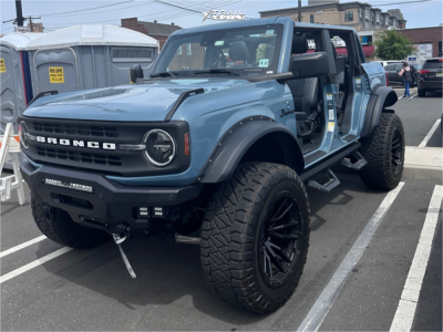 2022 Ford Bronco - 20x9 1mm - Fuel Rebel 6 - Suspension Lift 5" - 37" x 13.5"