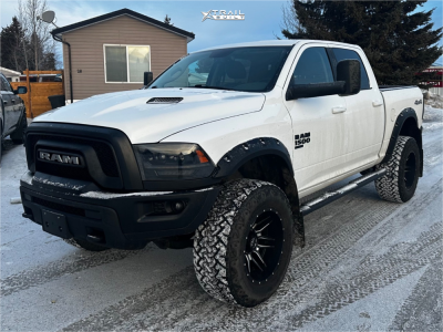 2019 Ram 1500 Classic - 20x12 -44mm - XF Offroad XF-222 - Suspension Lift 6" - 37" x 13.5"