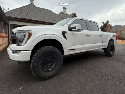 2022 Ford F-150 - 17x8.5 0mm - American Outlaw Dusty Road - Suspension Lift 3.5" - 35" x 12.5"