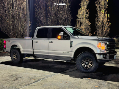 2022 Ford F-350 Super Duty - 17x8.5 6mm - Icon Alloys Rebound - Leveling Kit - 37" x 12.5"