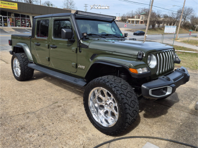 2023 Jeep Gladiator - 22x12 -44mm - Fuel Scepter - Suspension Lift 3.5" - 35" x 15.5"