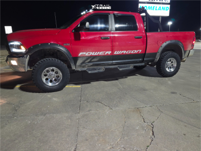 2015 Ram 2500 - 17x9 0mm - Alloy Ion Style 171 - Suspension Lift 2.5" - 35" x 12.5"