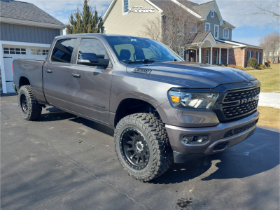 2022 Ram 1500 - 20x10 -24mm - Method 605 - Suspension Lift 4" - 35" x 12.5"