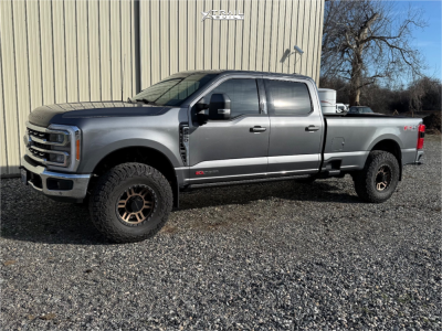 2023 Ford F-250 Super Duty - 18x9 12mm - Vision Manx 2 - Leveling Kit - 37" x 12.5"