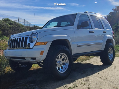 2007 Jeep Liberty - 16x8 -5mm - Alloy Ion Style 171 - Suspension Lift 3" - 265/75R16