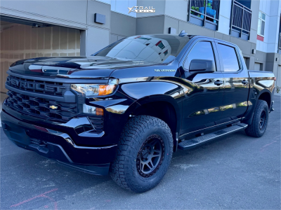 2026 Chevrolet Silverado 1500 - 17x9 -12mm - Method Mr312 - Leveling Kit - 285/70R17