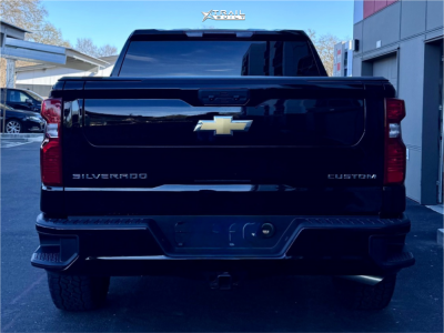 1 2026 Silverado 1500 Chevrolet Custom Rough Country Leveling Kit Method Mr312 Double Black