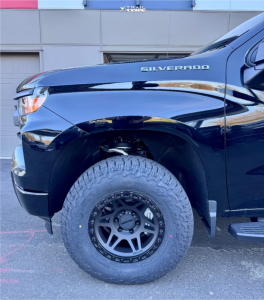 1 2026 Silverado 1500 Chevrolet Custom Rough Country Leveling Kit Method Mr312 Double Black