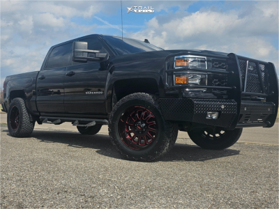 2015 Chevrolet Silverado 1500 - 20x10 -19mm - Off Road Monster M17 - Suspension Lift 3.5" - 35" x 12.5"