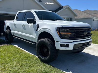 2025 Ford F-150 - 20x12 -40mm - RAISED By Method Mr803 - Suspension Lift 6" - 325/60R20