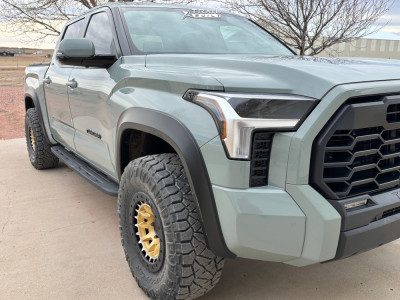 2024 Toyota Tundra - 17x8.5 -10mm - Black Rhino Tusk - Suspension Lift 3" - 35" x 12.5"