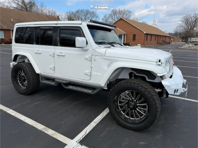 2021 Jeep Wrangler - 22x10 -19mm - Wicked Offroad W936 - Suspension Lift 2.5" - 35" x 12.5"
