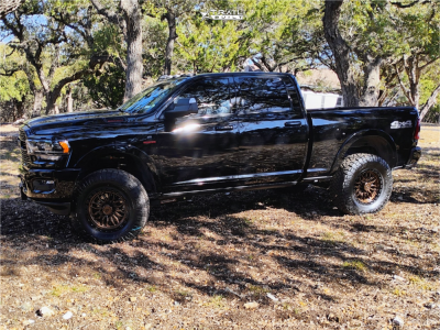 2021 Ram 2500 - 20x9 20mm - Arena Hustle - Suspension Lift 3.5" - 38" x 13.5"