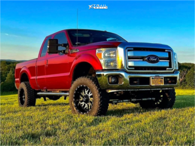 1 2015 F 250 Super Duty Ford Lariat Readylift Suspension Lift 35in Tis 544bm Black Milled