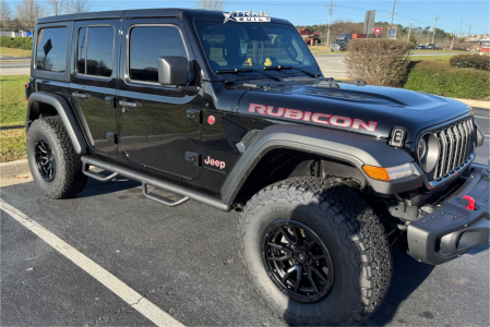 2026 Jeep Wrangler - 17x9 1mm - Fuel Rebel 5 - Stock Suspension - 35" x 12.5"
