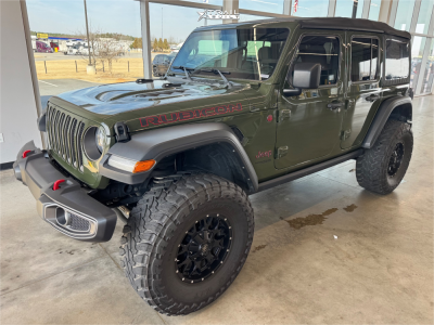 2022 Jeep Wrangler - 17x7.5 30mm - Mayhem Warrior - Suspension Lift 3.5" - 35" x 12.5"