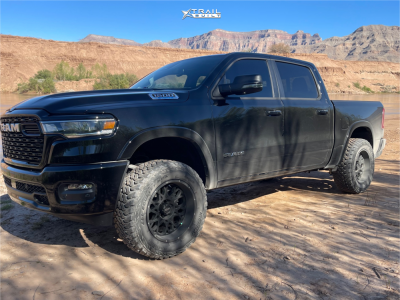 2025 Ram 1500 - 20x10 -25mm - Vision Rocker - Suspension Lift 3.5" - 35" x 12.5"