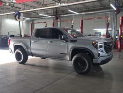 2025 GMC Sierra 1500 - 17x9 -12mm - KMC Km542 - Suspension Lift 3.5" - 35" x 11.5"
