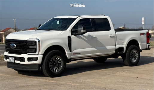 2026 Ford F-250 Super Duty - 20x9 1mm - Fuel Flame 8 - Leveling Kit - 295/65R20