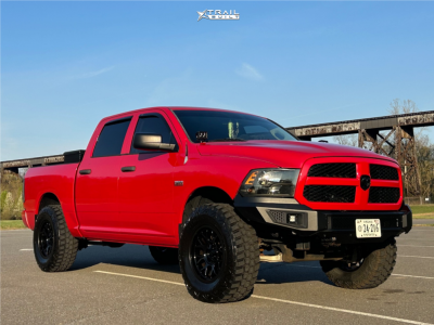 2013 Ram 1500 - 18x9 0mm - Fittipaldi Offroad Fa17 - Suspension Lift 3" - 35" x 12.5"