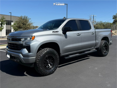 2023 Chevrolet Silverado 1500 - 18x9 1mm - Fuel Covert - Suspension Lift 4" - 35" x 12.5"