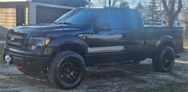 2013 Ford F-150 - 20x10 -19mm - Ion Bilt Style 146 - Leveling Kit - 35" x 12.5"