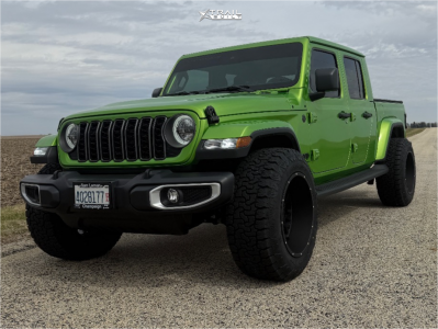 2025 Jeep Gladiator - 20x12 -51mm - Vision Rocker - Stock Suspension - 35" x 12.5"