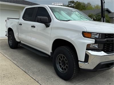 2022 Chevrolet Silverado 1500 - 17x8.5 0mm - Method Mr316 - Leveling Kit - 235/80R17