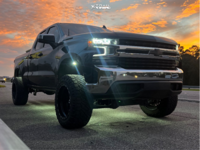 2019 Chevrolet Silverado 1500 - 20x12 -44mm - TIS 552b - Suspension Lift 6" - 35" x 12.5"
