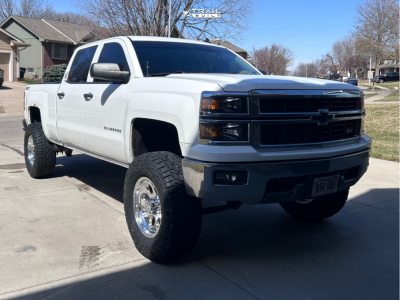 2014 Chevrolet Silverado 1500 - 18x9 0mm - Icon Alloys Style 171 - Suspension Lift 7" - 35" x 12.5"