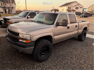 2002 Chevrolet Silverado 2500 HD - 17x9 -12mm - Raceline Rogue - Leveling Kit - 315/70R17