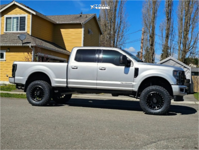 2019 Ford F-250 Super Duty - 20x10 -24mm - Method Nv - Suspension Lift 4" - 37" x 12.5"