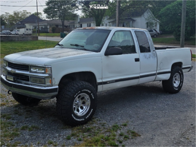 1995 Chevrolet C1500 - 15x8 -27mm - Alloy Ion 171 - Suspension Lift 4" - 33" x 12.5"