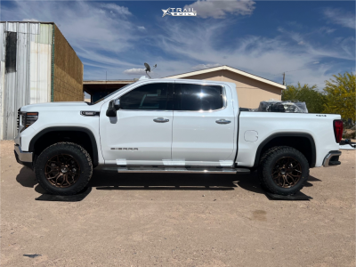1 2026 Sierra 1500 Gmc Slt Rough Country Suspension Lift 35in Arena Cobra Bronze