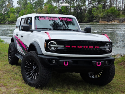 2025 Ford Bronco - 20x10 -18mm - Fuel Blade - Suspension Lift 3.5" - 37" x 12.5"
