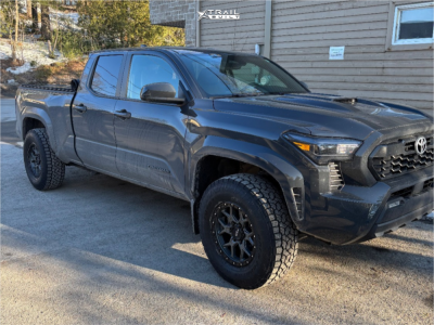 2025 Toyota Tacoma - 17x8.5 20mm - RTX Offroad Storm - Stock Suspension - 33" x 12.5"