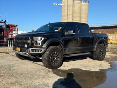 2019 Ford F-150 - 18x9 0mm - Gram Lights 57TR-X - Leveling Kit - 35" x 12.5"
