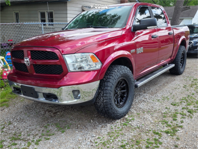 2015 Ram 1500 - 18x9 -12mm - Mayhem Intrepid - Leveling Kit - 35" x 12.5"
