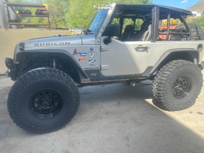 2007 Jeep Wrangler Rubicon - 17x9 -12mm - Vision D Window - Suspension Lift 4" - 40x13.5