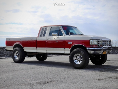 1989 Ford F-250 - 16x8 -12mm - Mickey Thompson Classic Iii - Suspension Lift 3" - 315/75R16