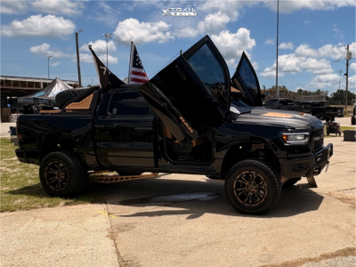 2021 Ram 1500 - 20x12 -18mm - Forged1SS M101 - Suspension Lift 6" - 35" x 12.5"