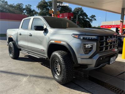 2025 GMC Canyon - 17x8.5 0mm - Fifteen52 Offroad Range Hd - Leveling Kit - 285/70R17