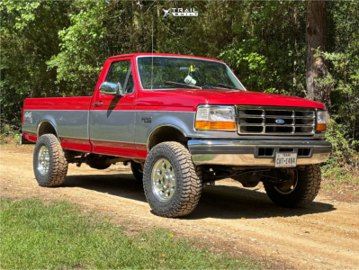 1997 Ford F-250 HD - 17x8 0mm - Pro Comp Heritage - Leveling Kit - 33" x 12.5"