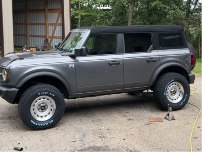 2025 Ford Bronco - 17x9 -12mm - Vision Cheyenne - Leveling Kit - 315/70R17