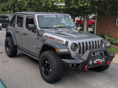 2019 Jeep Wrangler - 17x9 -12mm - Alloy Ion 141 - Stock Suspension - 33" x 12.5"